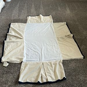 Pottery barn crib skirt
